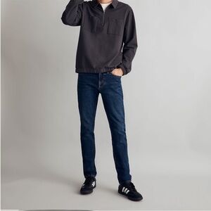 Madewell slim jeans Milford wash instacozy edition 32x32